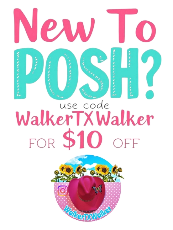 $10 Off Accessories - New To Posh? Get $10 Off With Code WalkerTXWalker